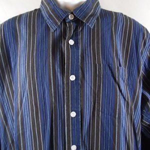 BKE Long Sleeve Button Front Size XL 100% Cotton